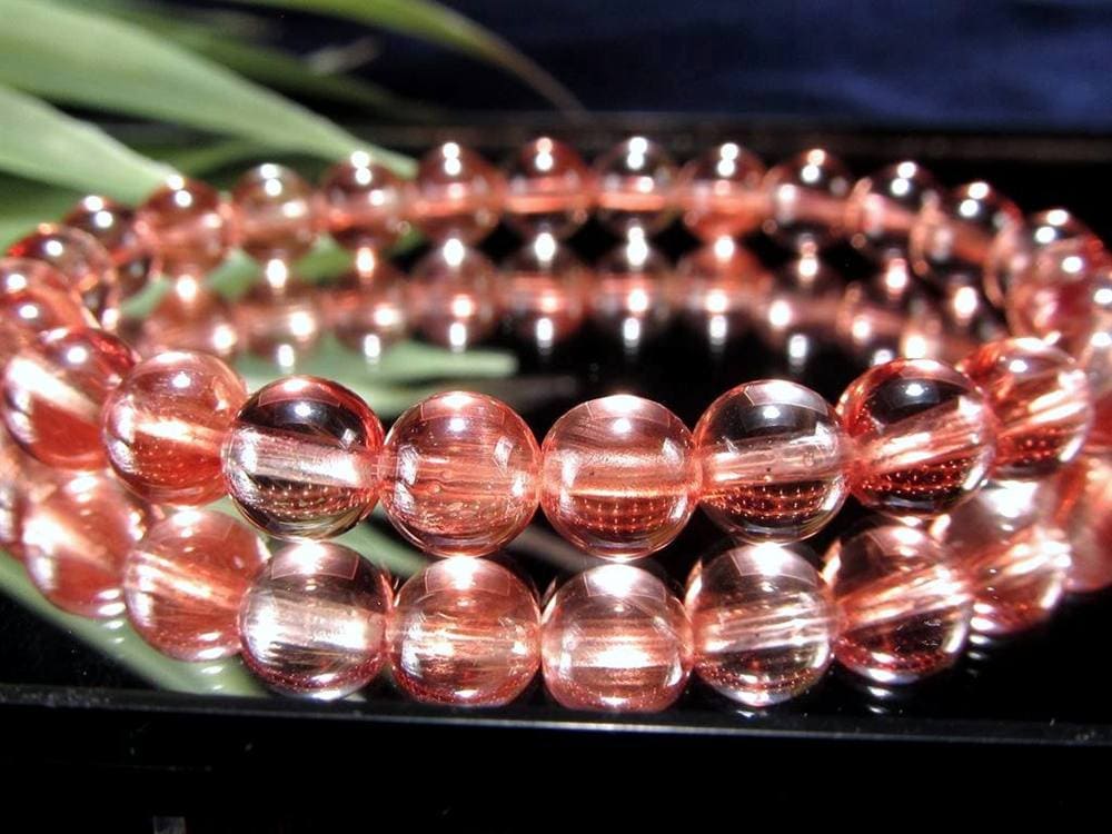 アンデシン ブレスレット レッド カラーチェンジ チベット産