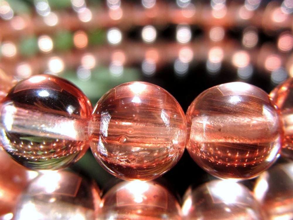 アンデシン ブレスレット レッド カラーチェンジ チベット産