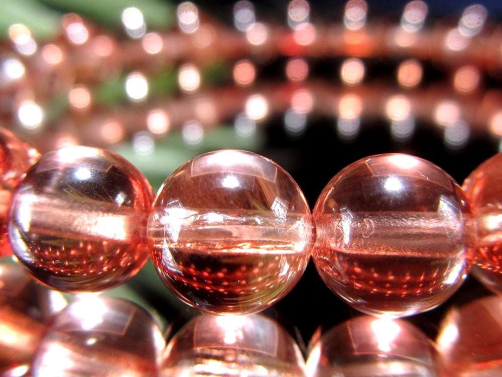 アンデシン ブレスレット レッド カラーチェンジ チベット産