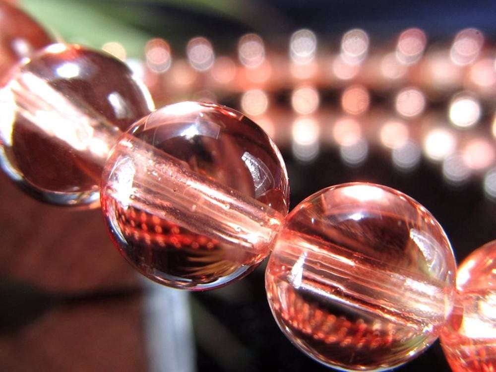 アンデシン ブレスレット レッド カラーチェンジ チベット産