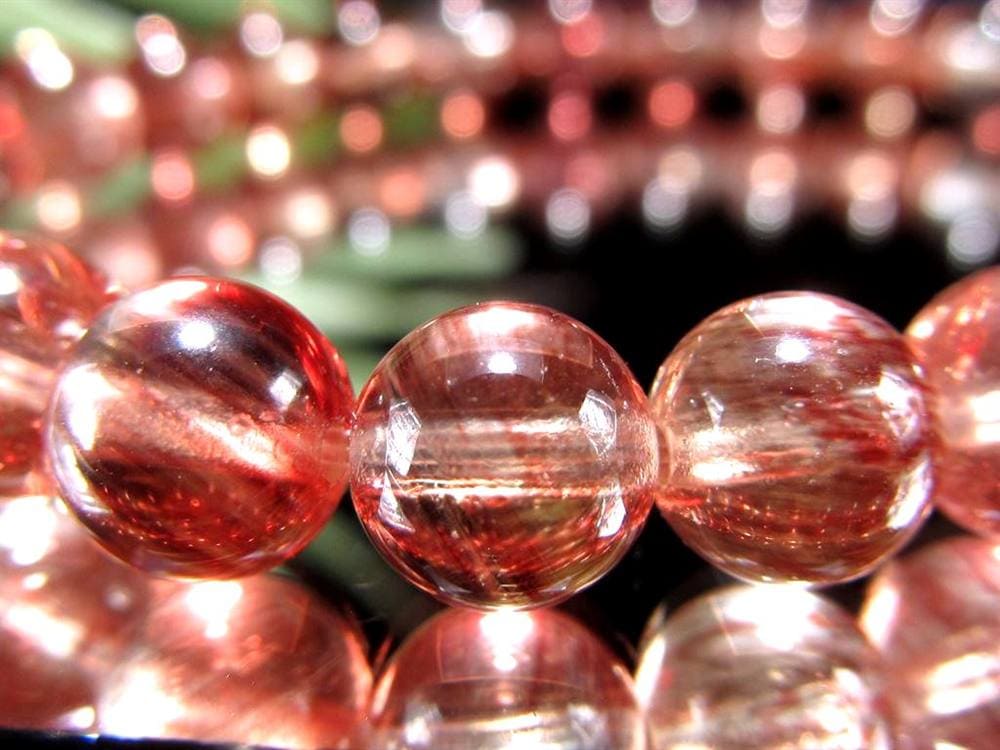 アンデシン ブレスレット レッド カラーチェンジ チベット産