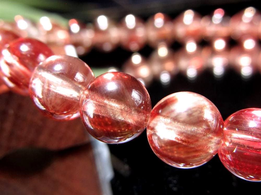 アンデシン ブレスレット レッド カラーチェンジ チベット産