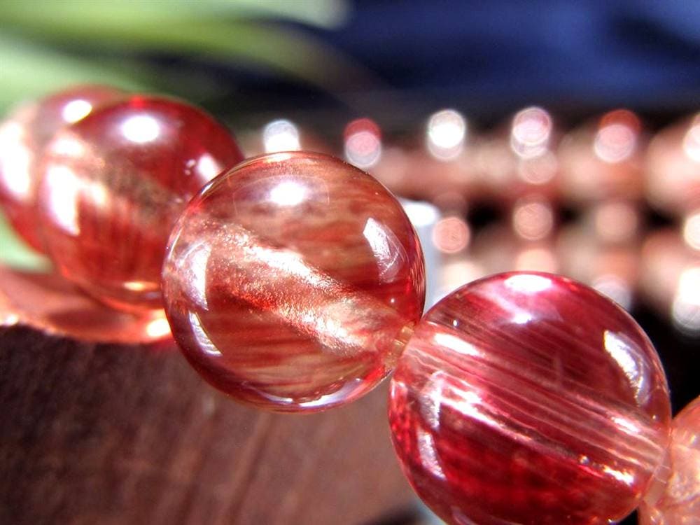 アンデシン ブレスレット レッド カラーチェンジ チベット産