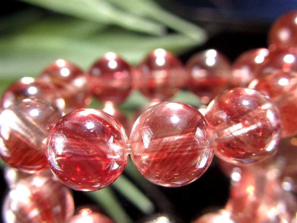 アンデシン ブレスレット レッド カラーチェンジ チベット産