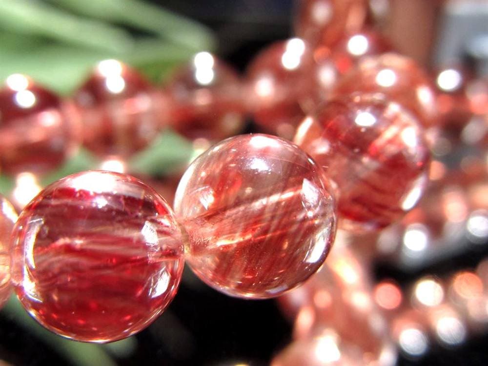 アンデシン ブレスレット レッド カラーチェンジ チベット産