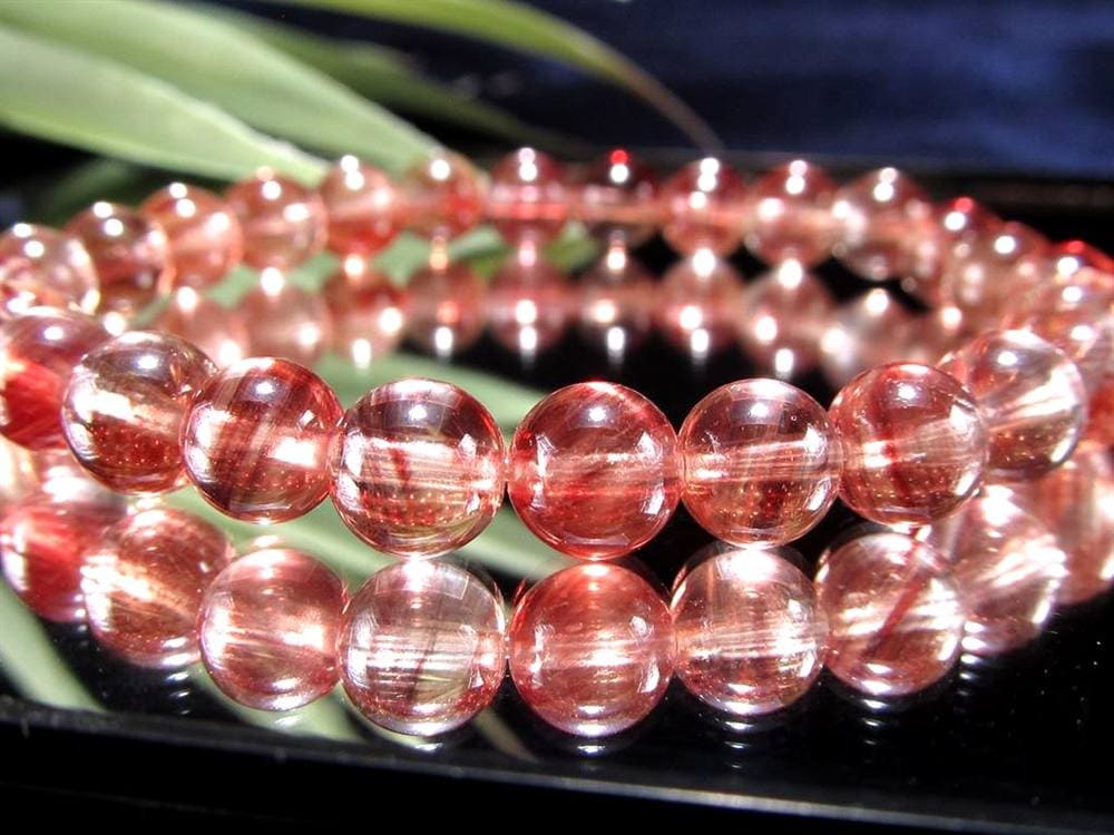 アンデシン ブレスレット レッド カラーチェンジ チベット産