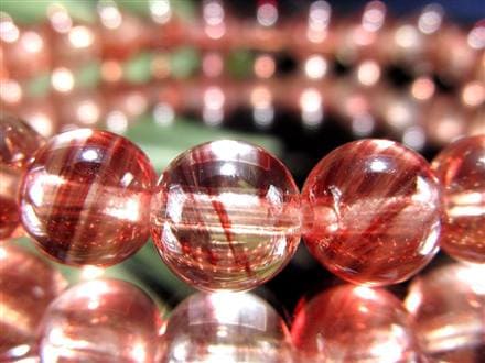 アンデシン ブレスレット レッド カラーチェンジ チベット産