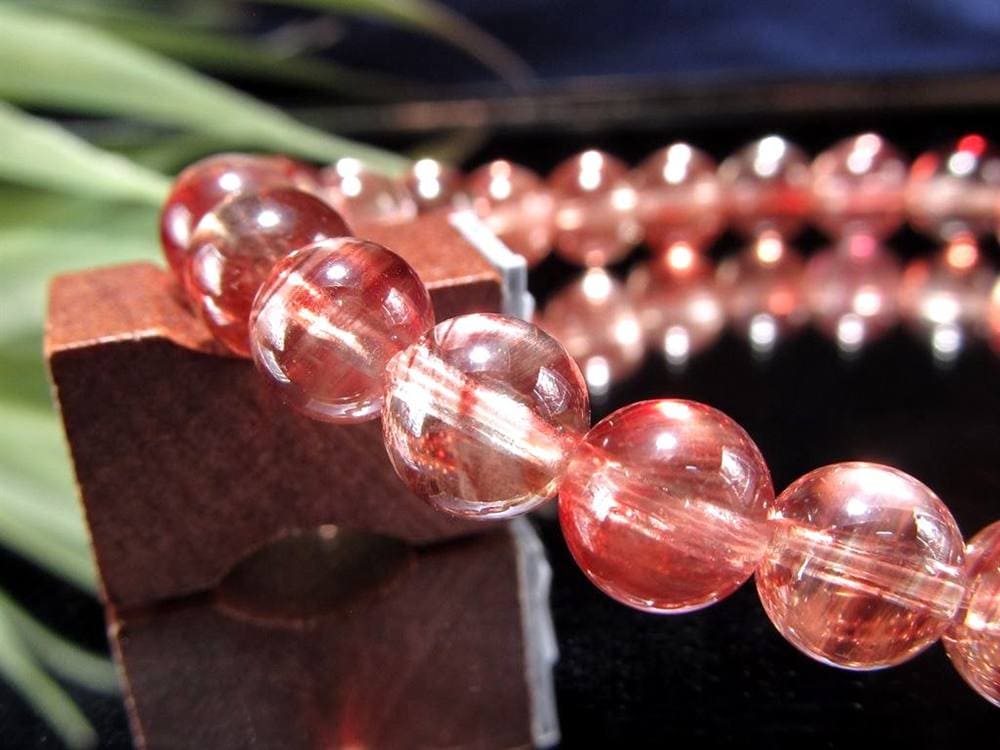 アンデシン ブレスレット レッド カラーチェンジ チベット産