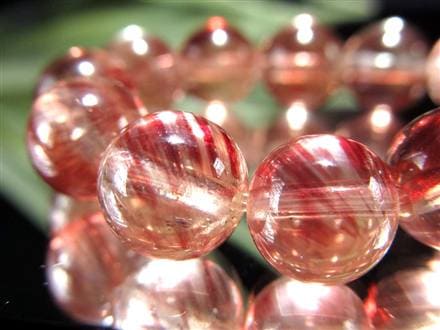 アンデシン ブレスレット レッド カラーチェンジ チベット産