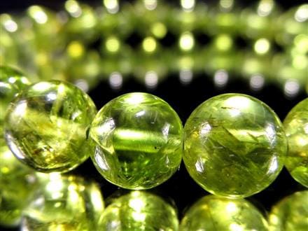 ペリドット かんらん石 誕生石 ハワイアンダイアモンド ブレスレット