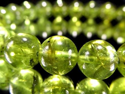 ペリドット かんらん石 誕生石 ハワイアンダイアモンド ブレスレット