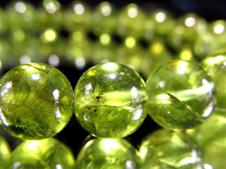 ペリドット かんらん石 誕生石 ハワイアンダイアモンド ブレスレット