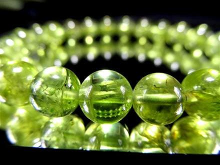 ペリドット かんらん石 誕生石 ハワイアンダイアモンド ブレスレット