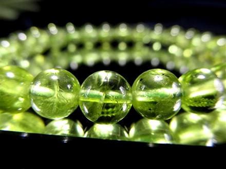 ペリドット かんらん石 誕生石 ハワイアンダイアモンド ブレスレット