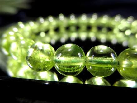 ペリドット かんらん石 誕生石 ハワイアンダイアモンド ブレスレット