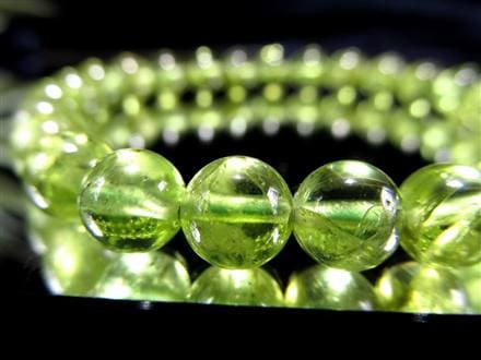 ペリドット かんらん石 誕生石 ハワイアンダイアモンド ブレスレット