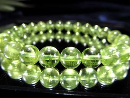 ペリドット かんらん石 誕生石 ハワイアンダイアモンド ブレスレット