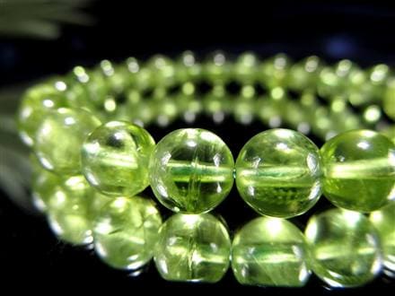 ペリドット かんらん石 誕生石 ハワイアンダイアモンド ブレスレット