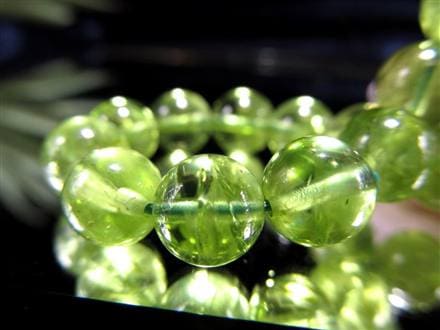 ペリドット かんらん石 誕生石 ハワイアンダイアモンド ブレスレット