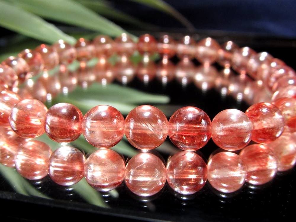 アンデシン ブレスレット レッド カラーチェンジ チベット産