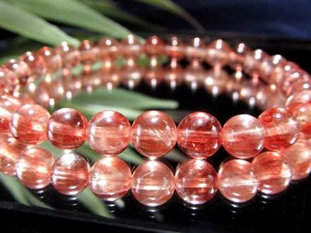 アンデシン ブレスレット レッド カラーチェンジ チベット産