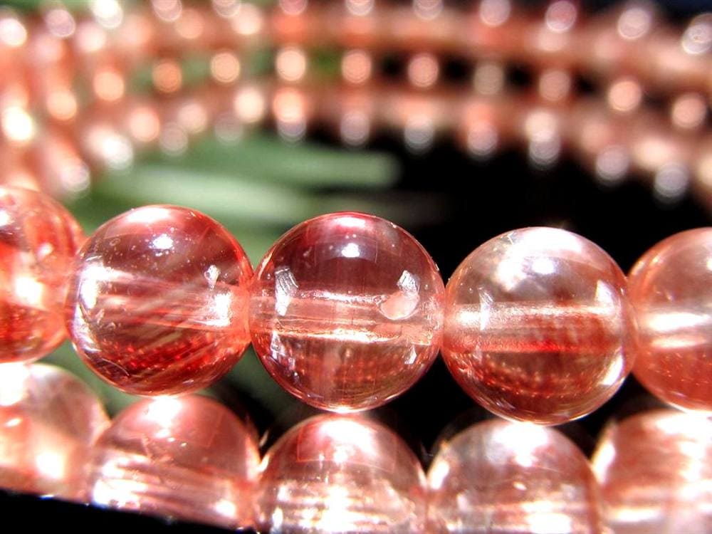 アンデシン ブレスレット レッド カラーチェンジ チベット産