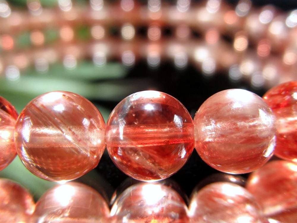 アンデシン ブレスレット レッド カラーチェンジ チベット産