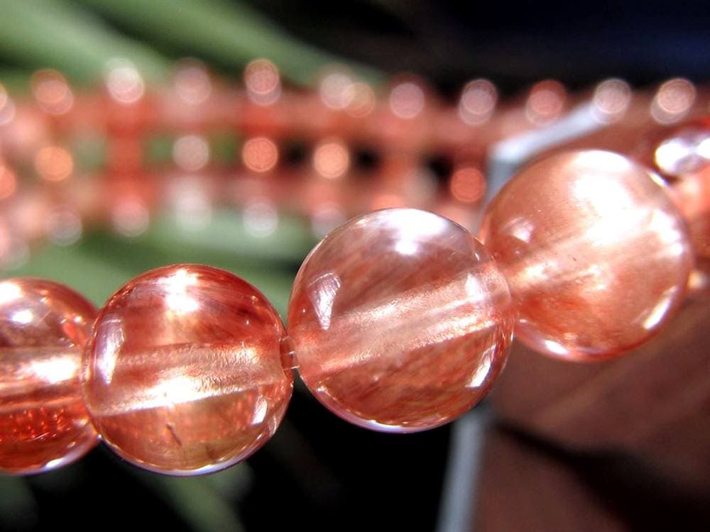 アンデシン ブレスレット レッド カラーチェンジ チベット産