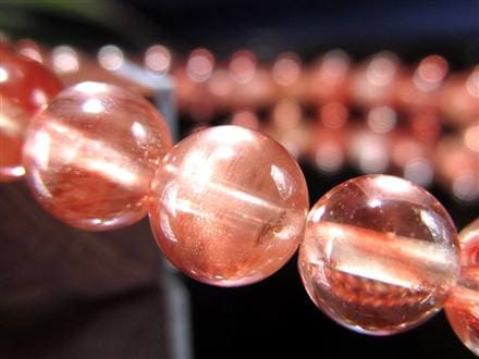 アンデシン ブレスレット レッド カラーチェンジ チベット産