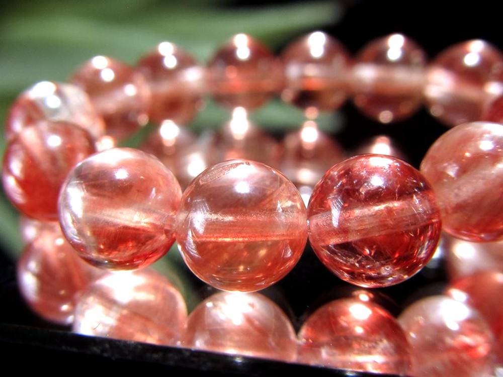 アンデシン ブレスレット レッド カラーチェンジ チベット産