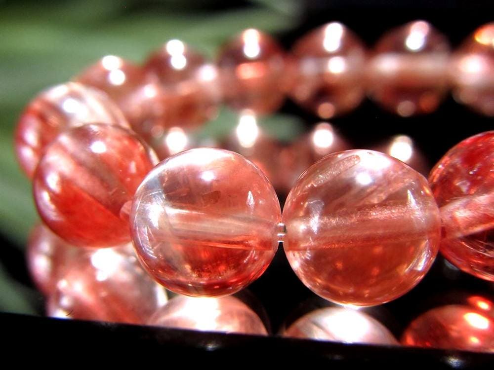 アンデシン ブレスレット レッド カラーチェンジ チベット産