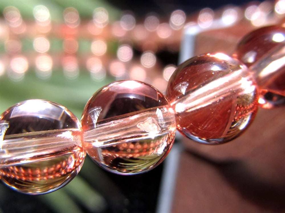 アンデシン ブレスレット レッド カラーチェンジ チベット産