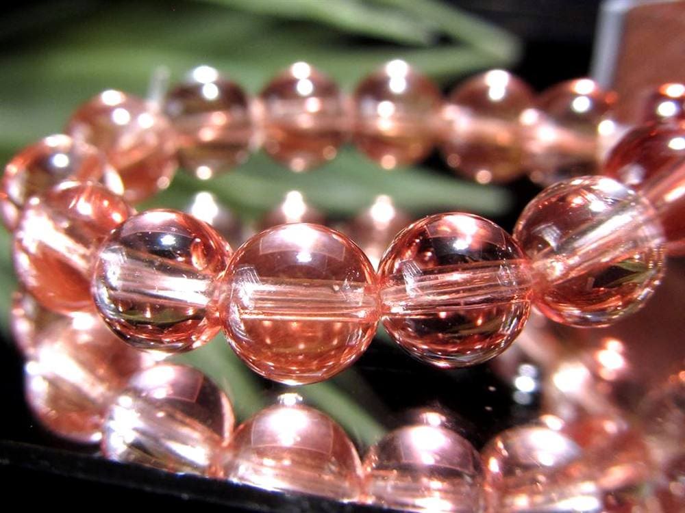 アンデシン ブレスレット レッド カラーチェンジ チベット産