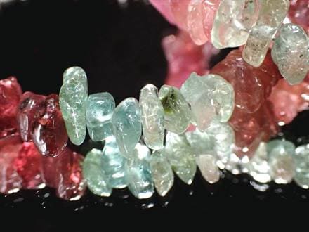 トルマリン 電気石 さざれ ブレスレット アジャスター金具付