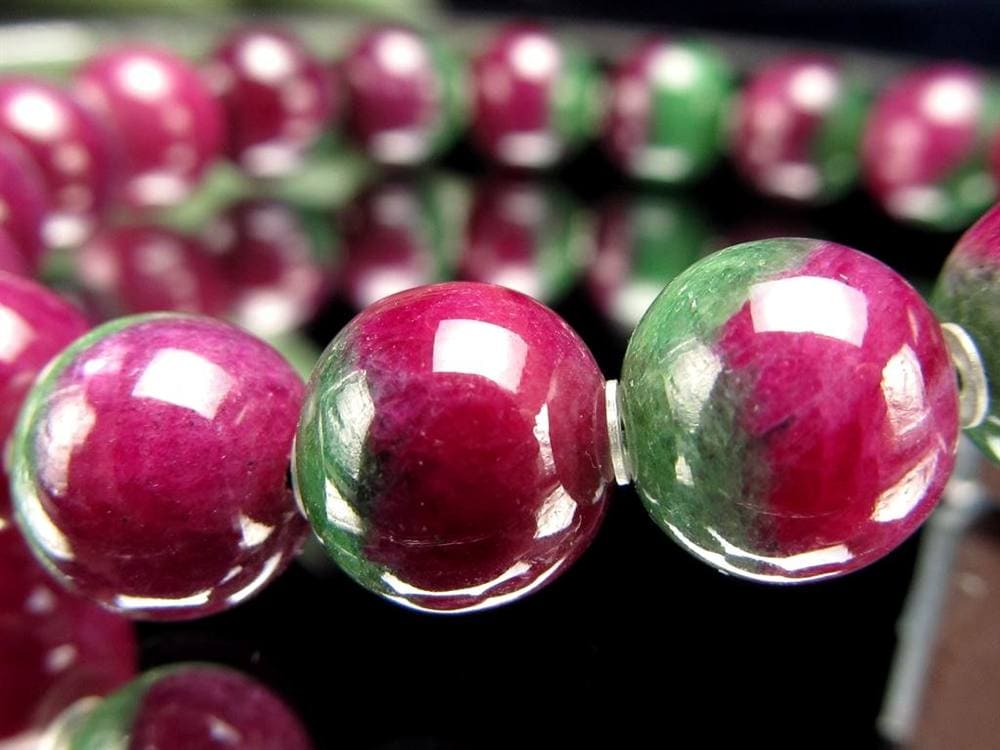 ルビーインゾイサイト ブレスレット ルビー ゾイサイト アニョライト