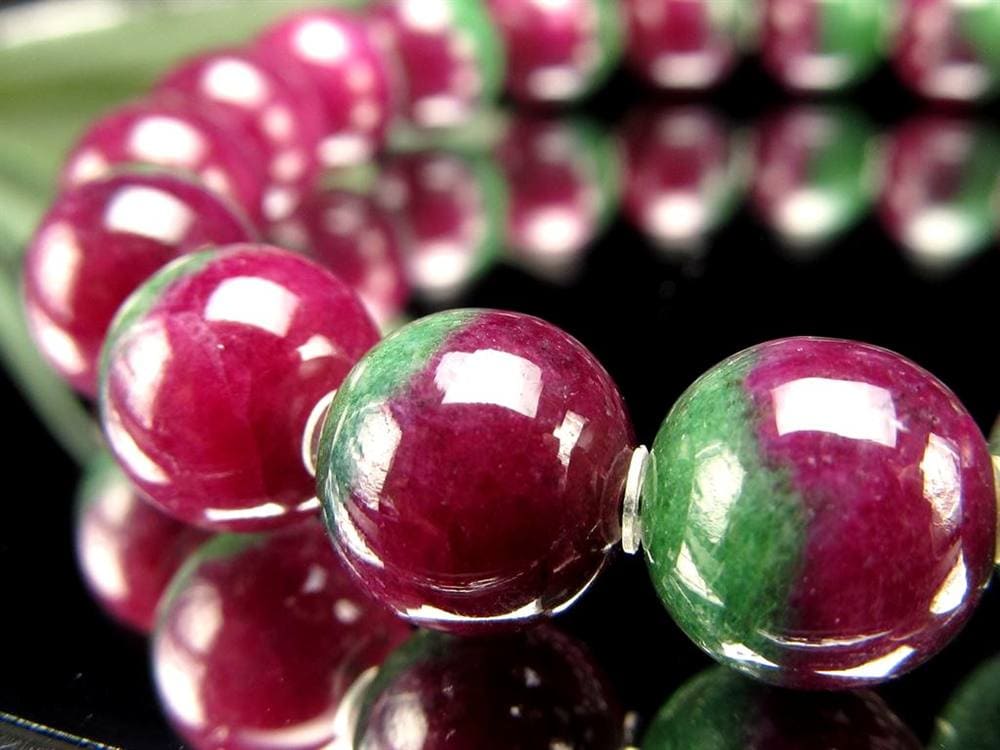 ルビーインゾイサイト ブレスレット ルビー ゾイサイト アニョライト