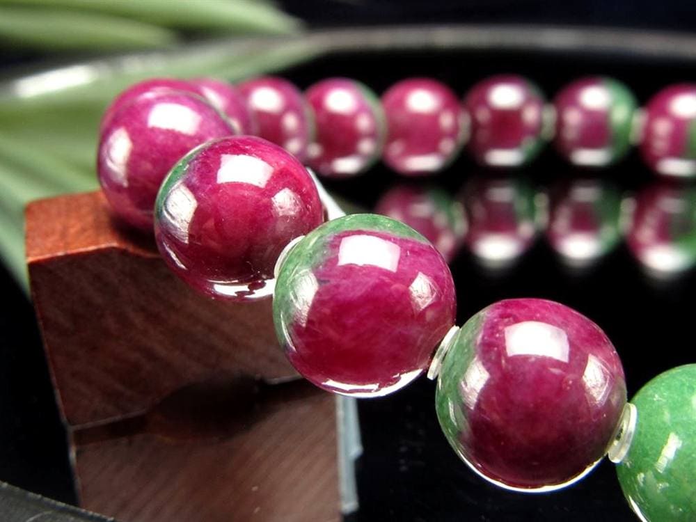 ルビーインゾイサイト ブレスレット ルビー ゾイサイト アニョライト