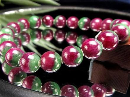 ルビーインゾイサイト ブレスレット ルビー ゾイサイト アニョライト