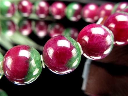 ルビーインゾイサイト ブレスレット ルビー ゾイサイト アニョライト