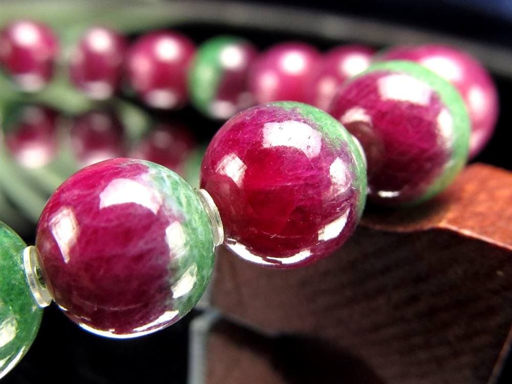 ルビーインゾイサイト ブレスレット ルビー ゾイサイト アニョライト