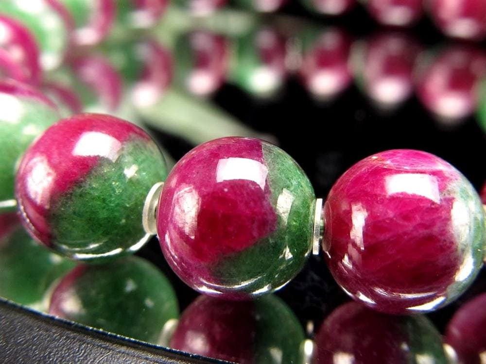 ルビーインゾイサイト ブレスレット ルビー ゾイサイト アニョライト