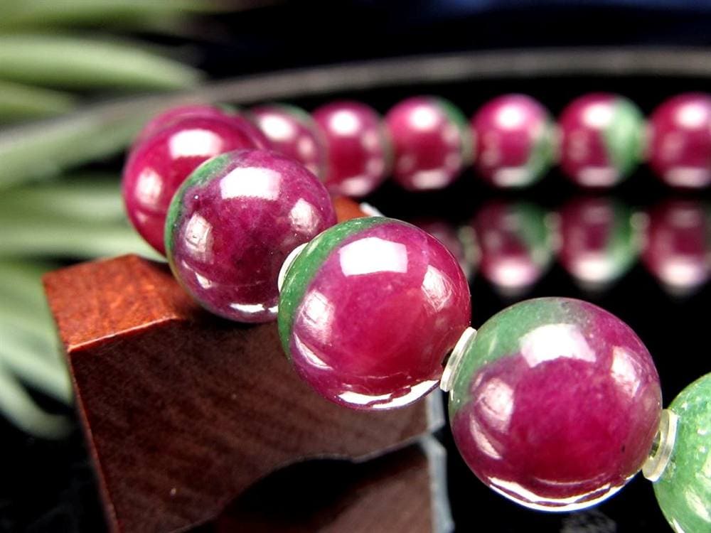 ルビーインゾイサイト ブレスレット ルビー ゾイサイト アニョライト