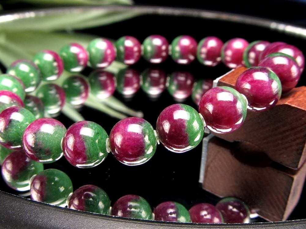 ルビーインゾイサイト ブレスレット ルビー ゾイサイト アニョライト