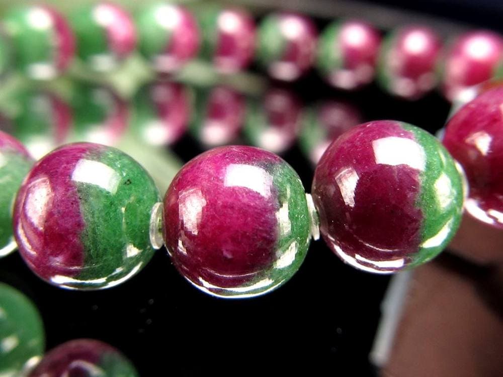 ルビーインゾイサイト ブレスレット ルビー ゾイサイト アニョライト