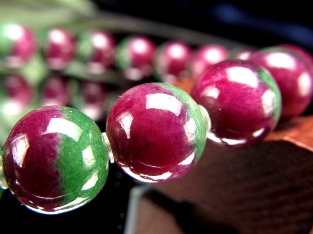 ルビーインゾイサイト ブレスレット ルビー ゾイサイト アニョライト