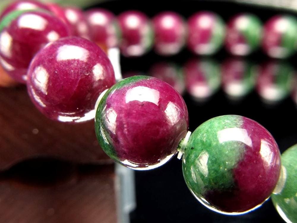 ルビーインゾイサイト ブレスレット ルビー ゾイサイト アニョライト