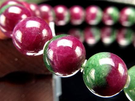 ルビーインゾイサイト ブレスレット ルビー ゾイサイト アニョライト