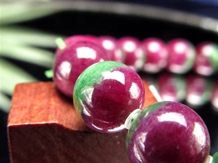 ルビーインゾイサイト ブレスレット ルビー ゾイサイト アニョライト