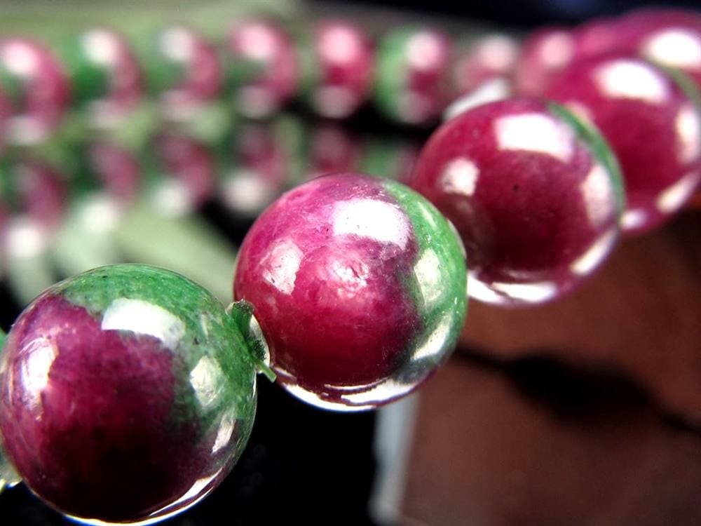 ルビーインゾイサイト ブレスレット ルビー ゾイサイト アニョライト