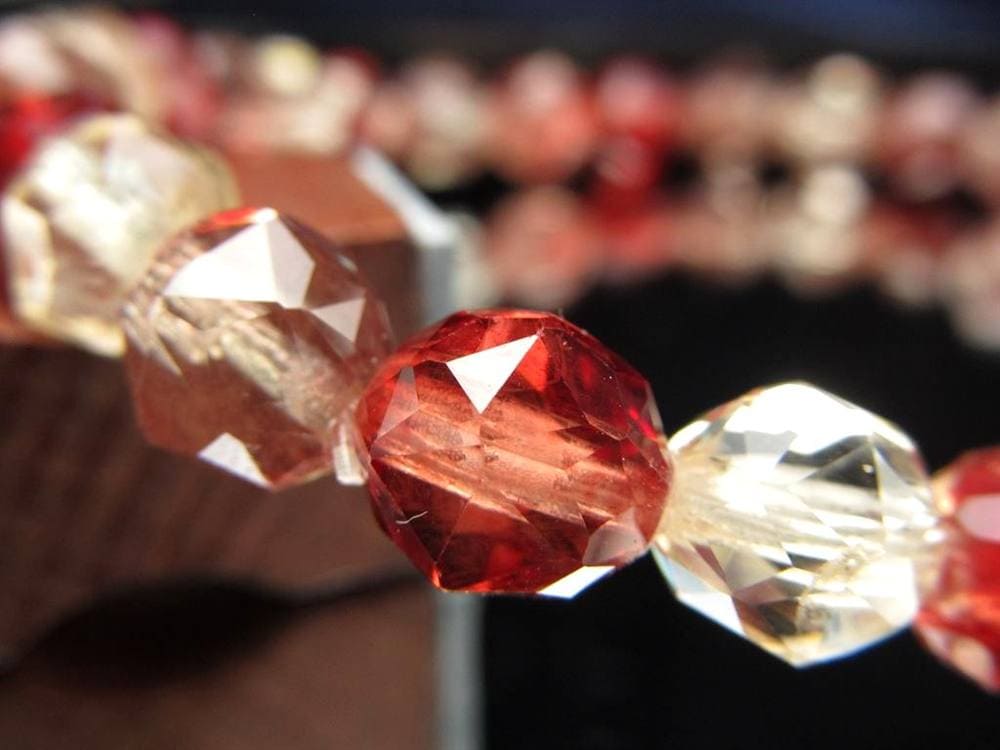 アンデシン ブレスレット レッド カラーチェンジ チベット産